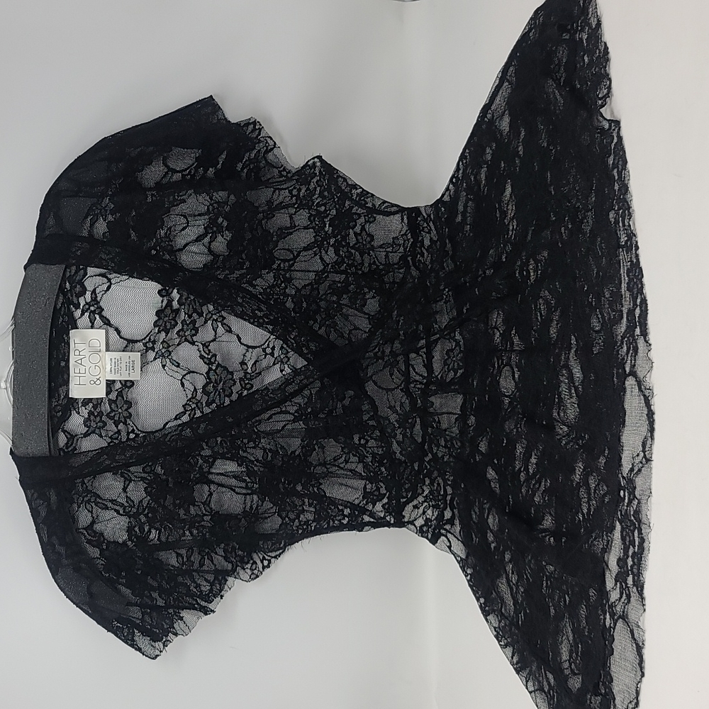 Heart and Gold Lace Blouse